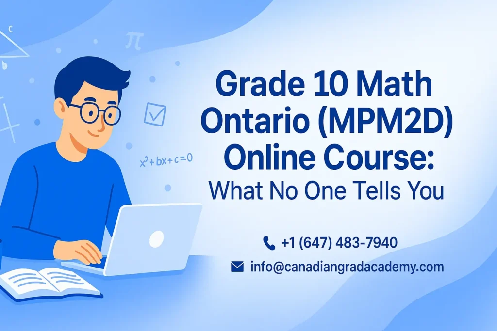 grade 10 math course ontario