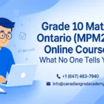 Grade 10 Math Ontario (MPM2D) Online Course: What No One Tells You